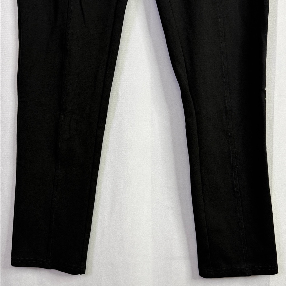 Johnny Was Compass Stretch Black Solid Slim Fit Leggings - Picture 3 of 7